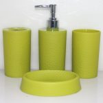 HF705 Green Bathroom Set of 4pcs