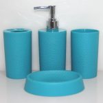 HF705 Blue Bathroom Set of 4pcs