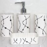 HF706 Printing Bathroom Set of 4pcs