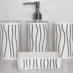 HF706 Printing Bathroom Set of 4pcs