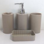 HF708 Beige Bathroom Set of 4pcs