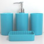 HF708 Blue Bathroom Set of 4pcs